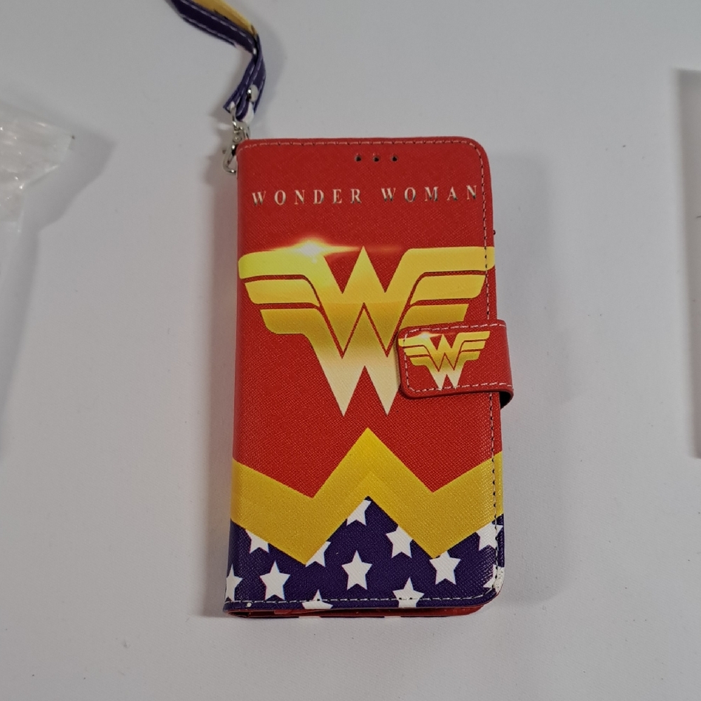 Wonder Woman Themed Phone Case - Red, Yellow, and Blue